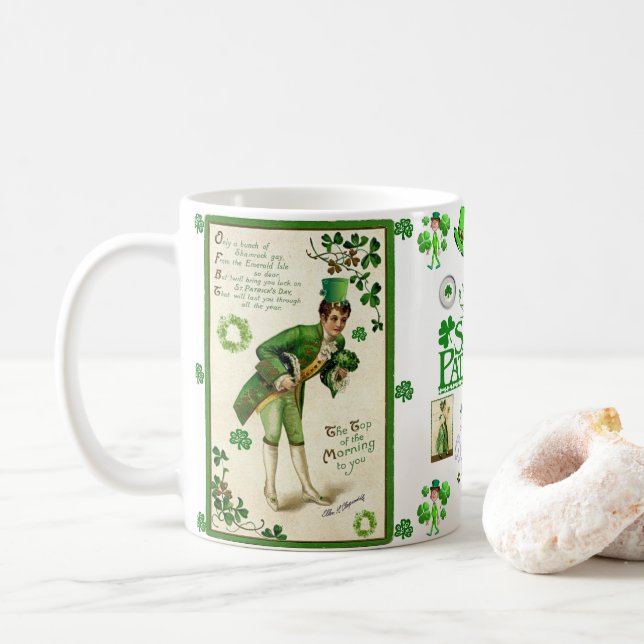 St. Patrick's Day Tasse (Mit Donut)