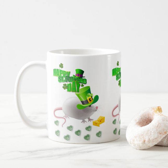 St. Patrick's Day Tasse (Mit Donut)