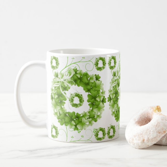 St. Patrick's Day Tasse (Mit Donut)