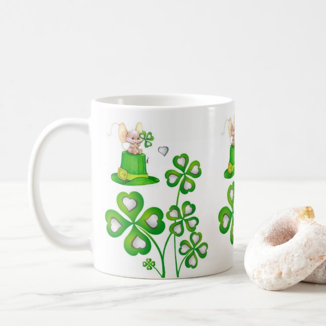 St. Patrick's Day Tasse (Mit Donut)