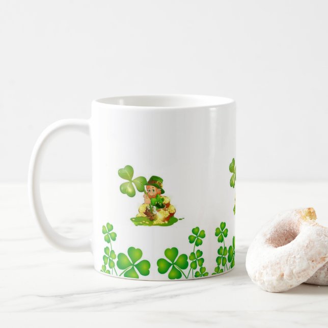 St. Patrick's Day Tasse (Mit Donut)