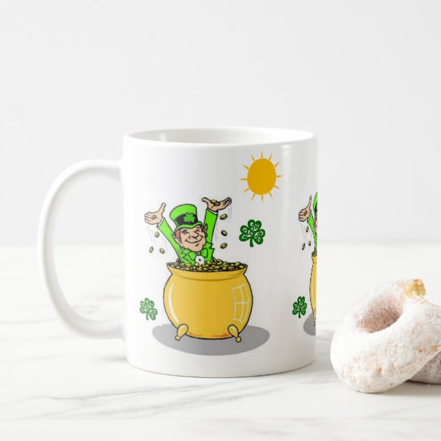 St. Patrick's Day Tasse (Mit Donut)