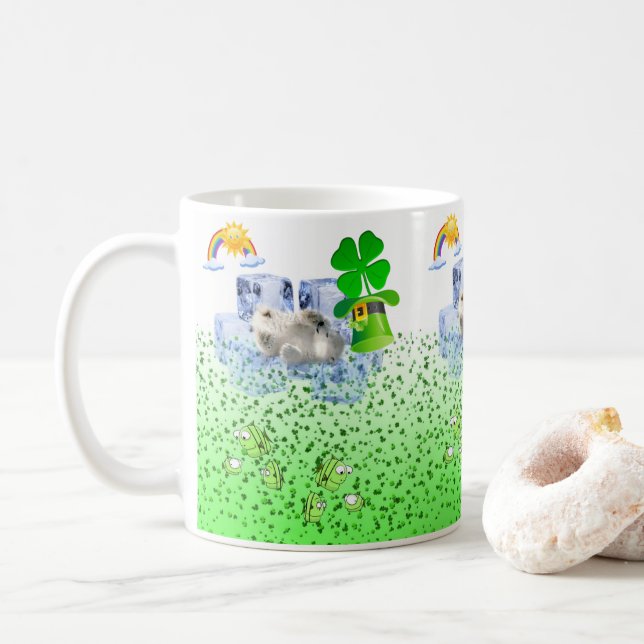 St. Patrick's Day Tasse (Mit Donut)