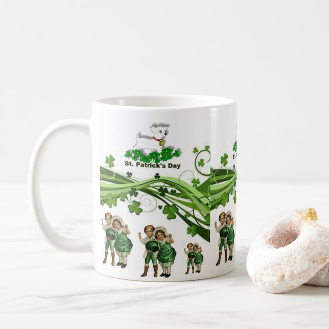 St. Patrick's Day Tasse (Mit Donut)