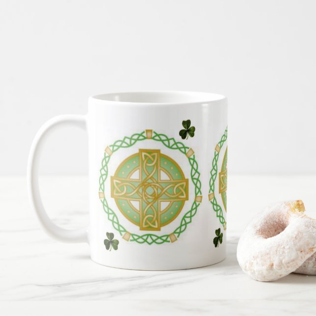 St. Patrick's Day Tasse (Mit Donut)