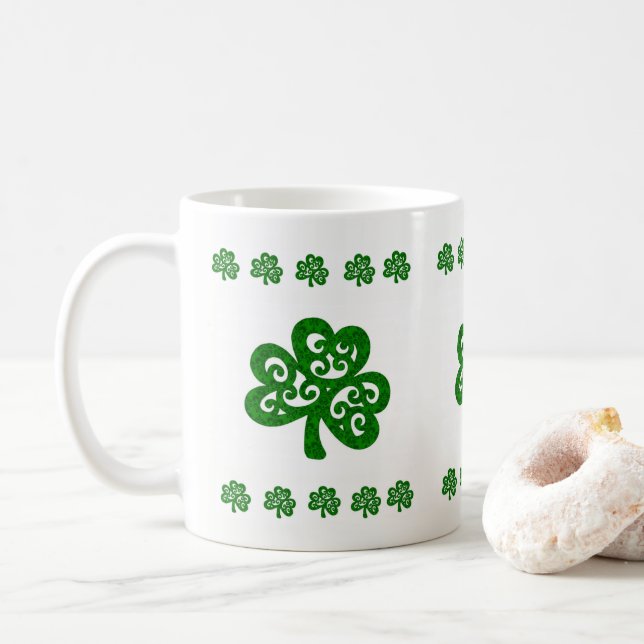 St. Patrick's Day Tasse (Mit Donut)