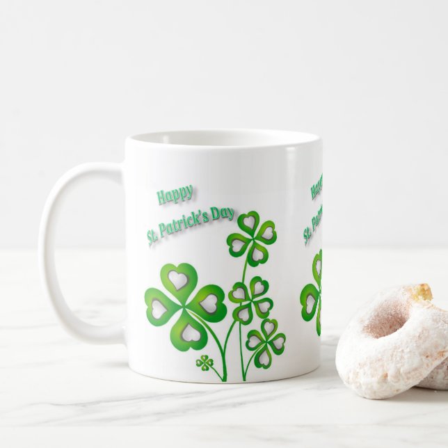 St. Patrick's Day Tasse (Mit Donut)