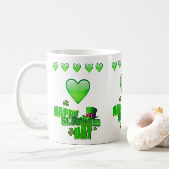 St. Patrick's Day Tasse (Mit Donut)