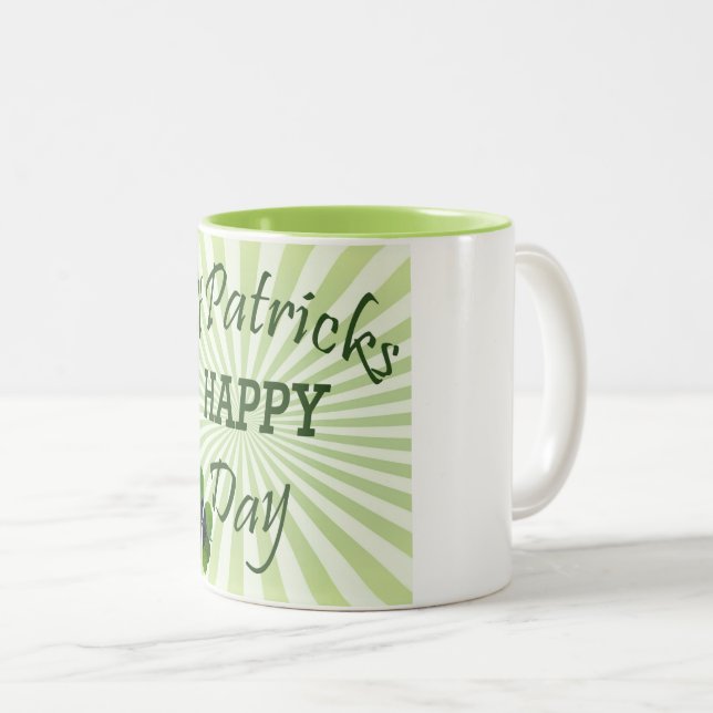 St. Patrick's Day Tasse (VorderseiteRechts)