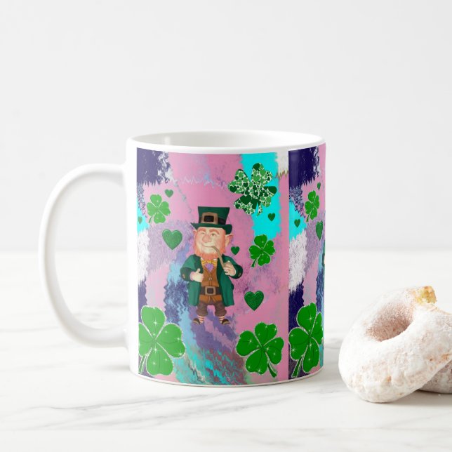 St. Patrick's Day Tasse (Mit Donut)