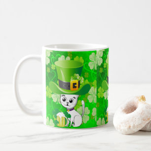 St. Patrick's Day Tasse Cat