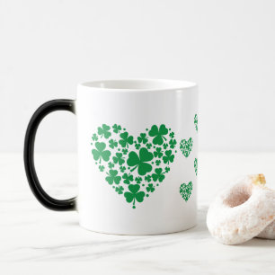 St. Patrick's Day Tasse - Lucky Kleeblatt Herzklop