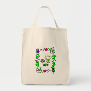 St. Patrick's Day Tea Set Irish Tote Bag Tragetasche