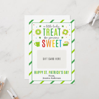 St. Patrick's Day Teacher Appreciation Gift Card Einladung