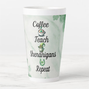 St Patrick's Day Teacher Milchtasse