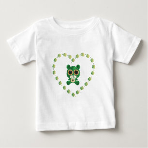 St. Patrick's Day Teddy Bear Baby T-shirt