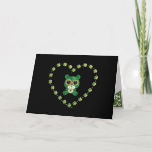 St. Patrick's Day Teddy Bear Karte