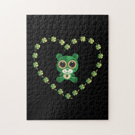 St. Patrick's Day Teddy Bear Puzzle