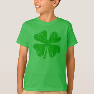 St Patricks Day tee für Kinder Grünes Kleeblatt