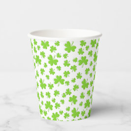 St. Patrick's Day Thema Sip of Luck Paper Cup Pappbecher