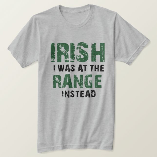 St. Patrick's Day Themed Gun Lovers Shirt (Design vorne)