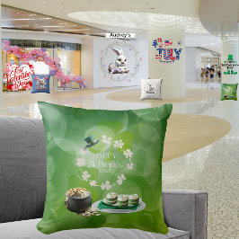 St Patrick's Day Throw Kissen