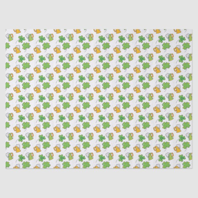 St. Patrick's Day Tissue Seidenpapier (Vorderseite)