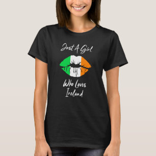 St Patricks Day to Saint Paddy's Lips Flag Liebe I T-Shirt