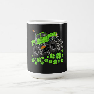St Patricks Day Toddler Lucky Monster Truck Kaffeetasse