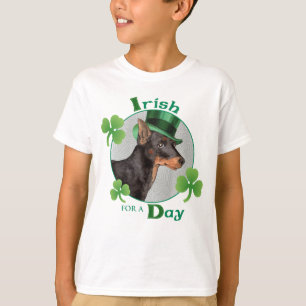 St Patrick's Day Toy Manchester Terrier T-Shirt