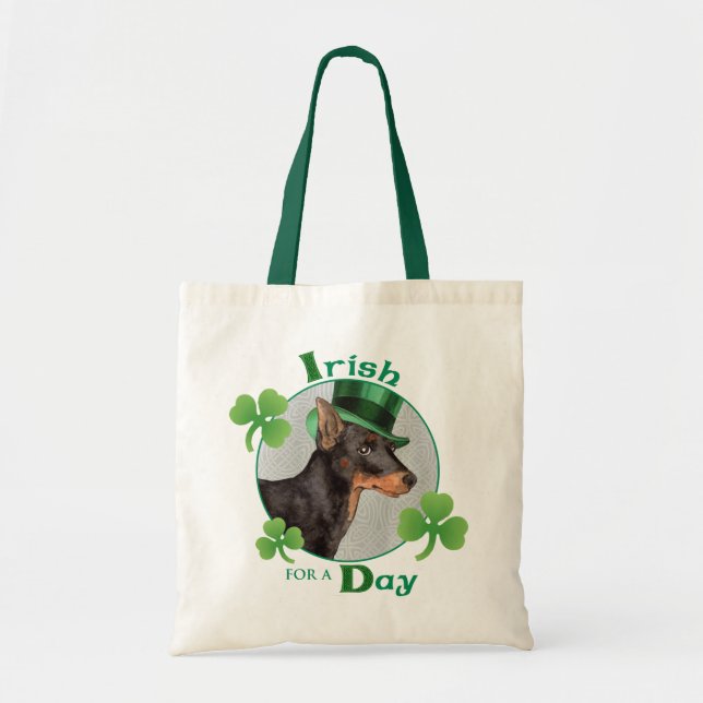 St Patrick's Day Toy Manchester Terrier Tragetasche (Vorne)