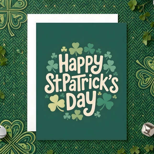St. Patrick's Day Traditionelle Karte (Von Creator hochgeladen)