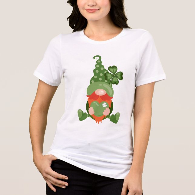 St. Patrick's Day Tri-Blend Shirt (Vorderseite)