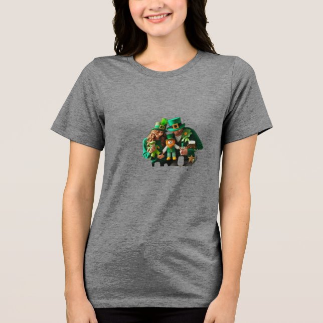 ST.PATRICK'S DAY Tri-Blend SHIRT (Vorderseite)