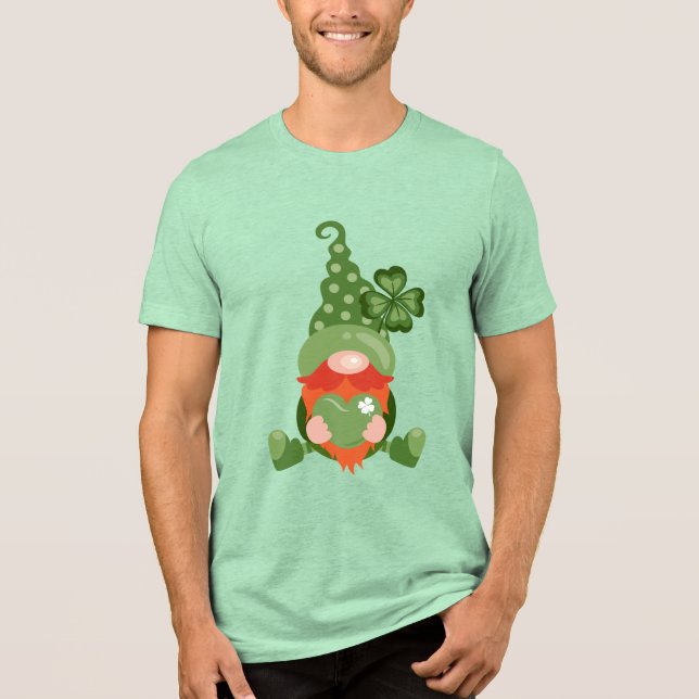 St. Patrick's Day Tri-Blend Shirt (Vorderseite)