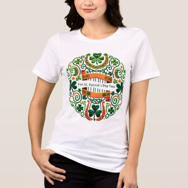 ST.PATRICK'S DAY Tri-Blend SHIRT (Vorderseite)