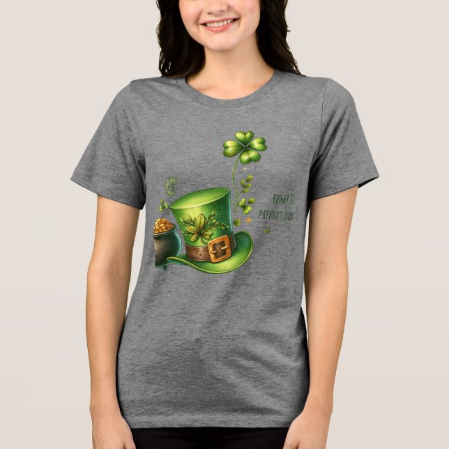 ST. PATRICK'S DAY Tri-Blend SHIRT (Vorderseite)