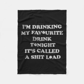 St Patricks Day trinke ich mein Lieblingsgetränk Fleecedecke