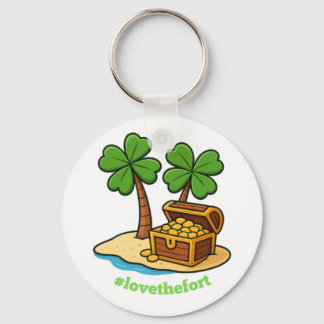St. Patrick's Day Tropical Island Keychain Schlüsselanhänger