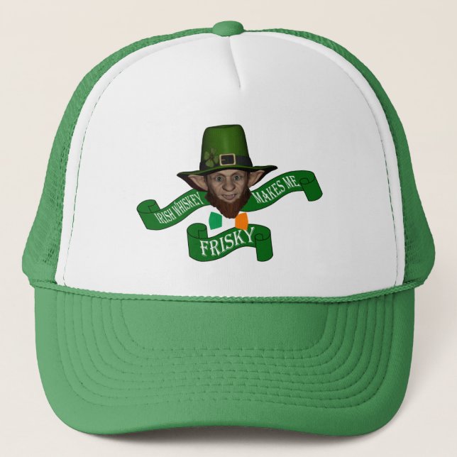 St Patrick's Day Truckerkappe (Vorderseite)