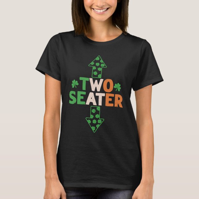 St Patricks Day Two Seater Adult St Patricks Day T-Shirt (Vorderseite)