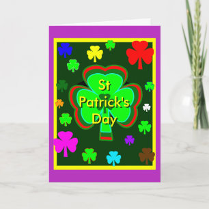 St Patrick's Day UCreate Template Lila MUSEU Karte