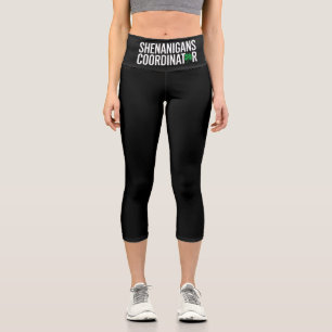 St. Patrick's Day Unfugkoordinator Capri Leggings