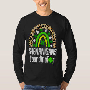 St. Patricks Day Unfugskoordinator Süßer Regenboge T-Shirt