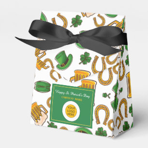 St. Patricks Day Unternehmensgeschäft Logo Werbear Geschenkschachtel