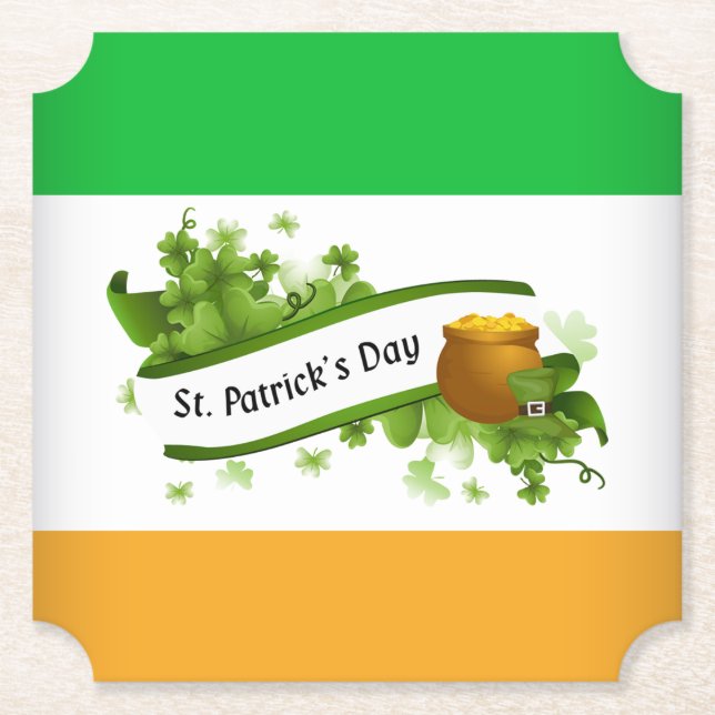  St Patrick's Day  Untersetzer (Vorderseite)
