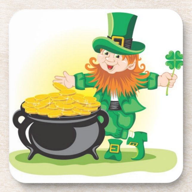 St. Patricks Day Untersetzer Set (Vorderseite)
