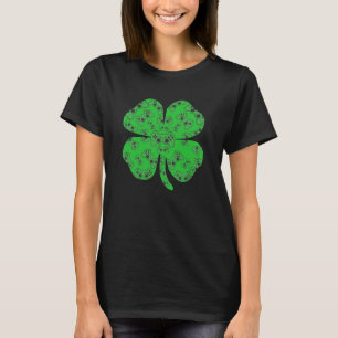 St Patricks Day Video Game Controller Kleeblatt T-Shirt