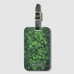 St. Patrick's Day Vier-Leaf Klee Personalisiert Gepäckanhänger