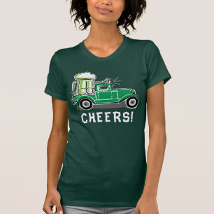 St. Patrick's Day Vintag Truck Green Beer T-Shirt